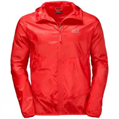 Chaquetas Jack Wolfskin Laguna Hombre - Rojas - Chile VOL825610